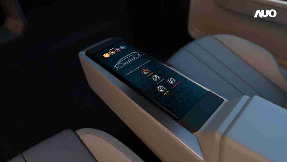壹号平台以人性化设计打造多变形态中控显示(Morphing Center Control)，，，，不使用时仅平面显示信息，，进行操作时，，显示器则会动态隆起，，，转变成3D实体按钮，，，并有触觉回馈，，展示人机互动新体验