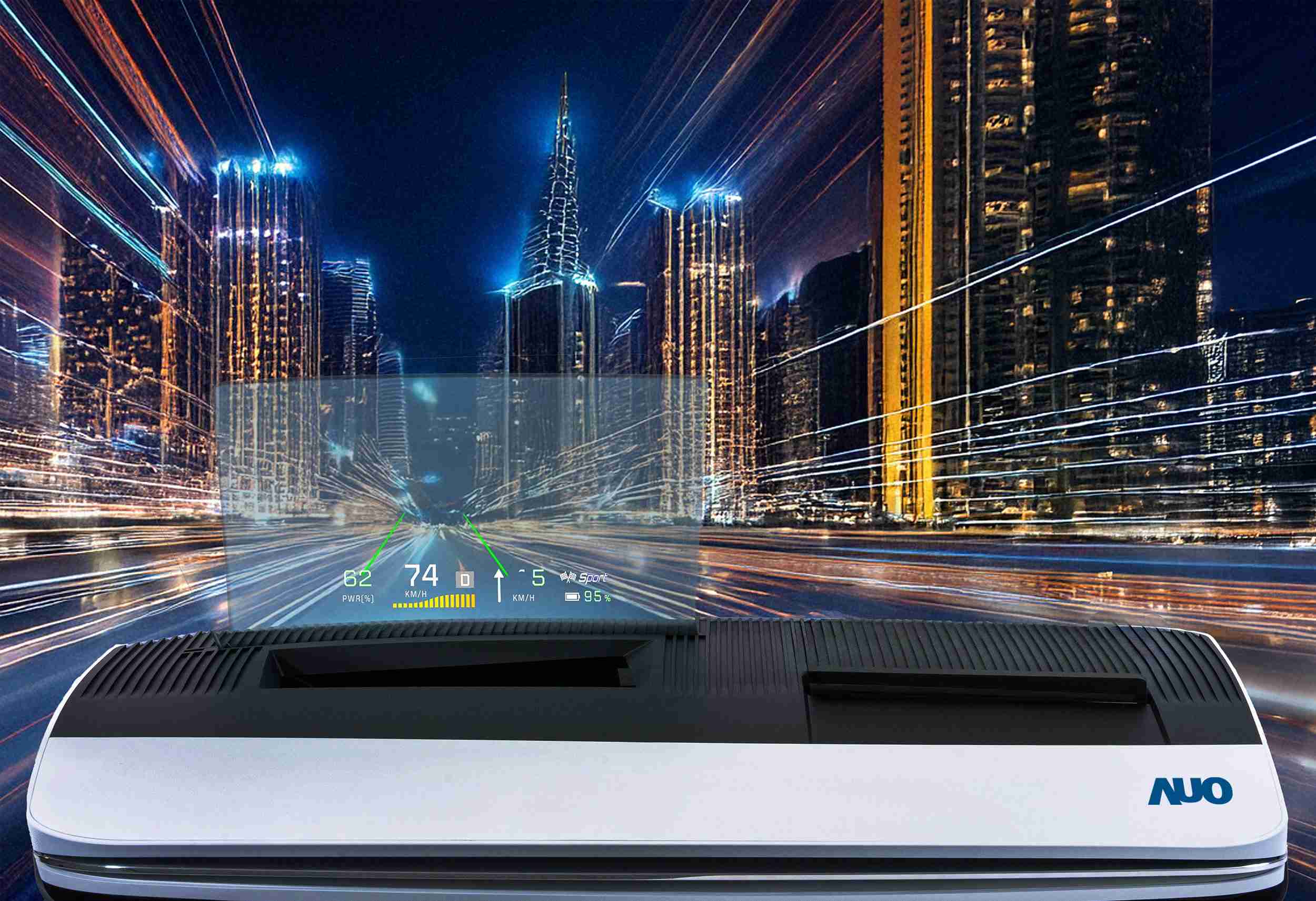 壹号平台推出13吋Micro LED抬头显示器，，提供高入眼亮度、、、、高色彩饱和度的显示质量，，，在阳光下或黑暗中都清晰可见，，并利用Micro LED模块体积小的优势，，，解决车用空间有限的痛点