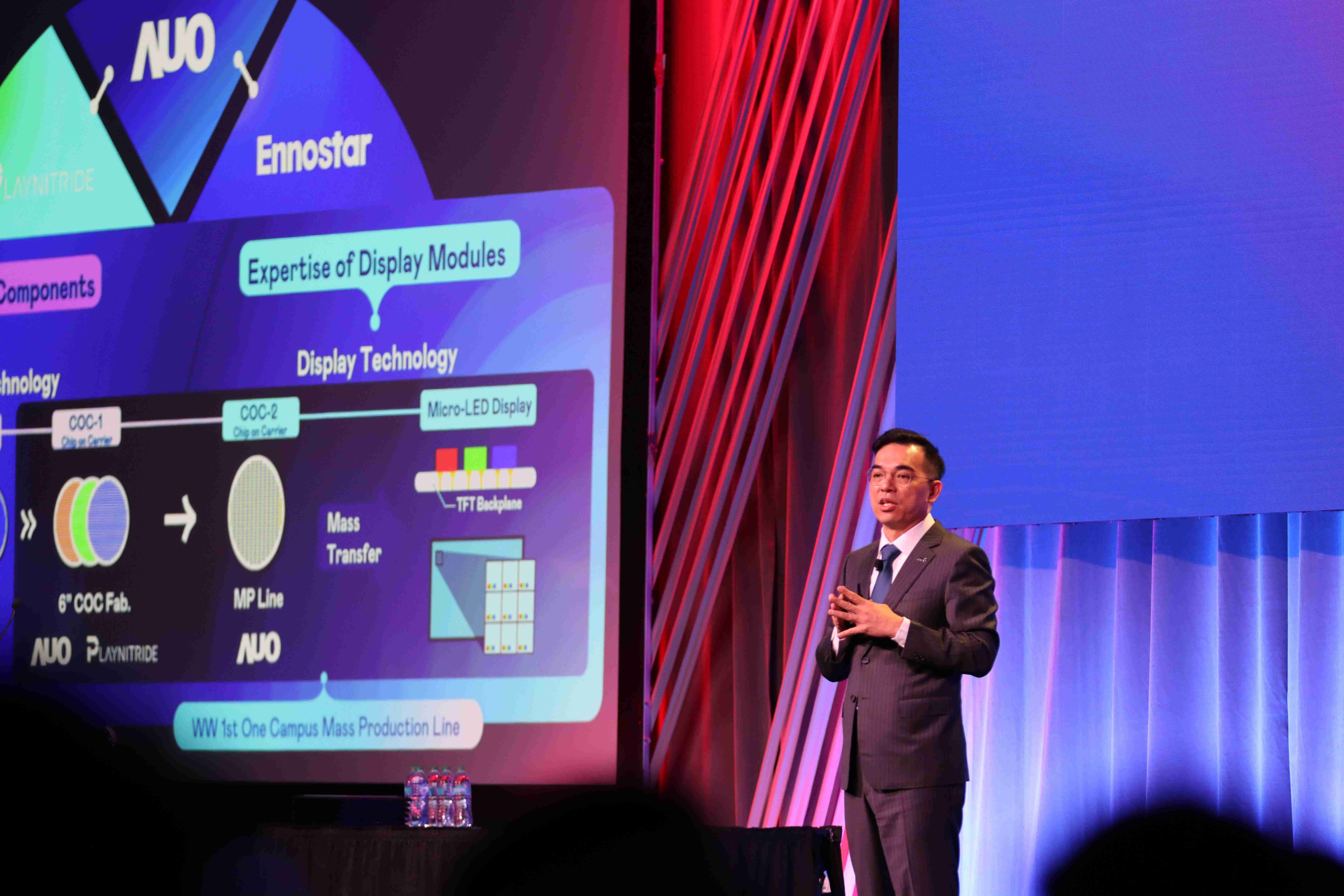 2025 SID显示周登场,,壹号平台光电执行长暨总经理柯富仁博士以〝Redefining Displays: Inspiring New Possibilities〞发表主题演说,,,,带领壹号平台以智能显示解决方案先驱,,,,透过AI赋能,,重塑显示的视觉创新体验